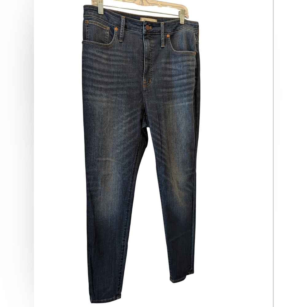 Madewell Jeans "Curvy High-Rise Skinny" Dark Wash Blue Denim Sz 31 *NWT